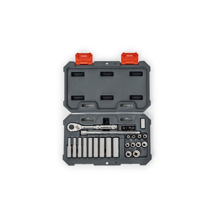 Mechanics Tool Set - 1/4" Drive - 26 Pieces