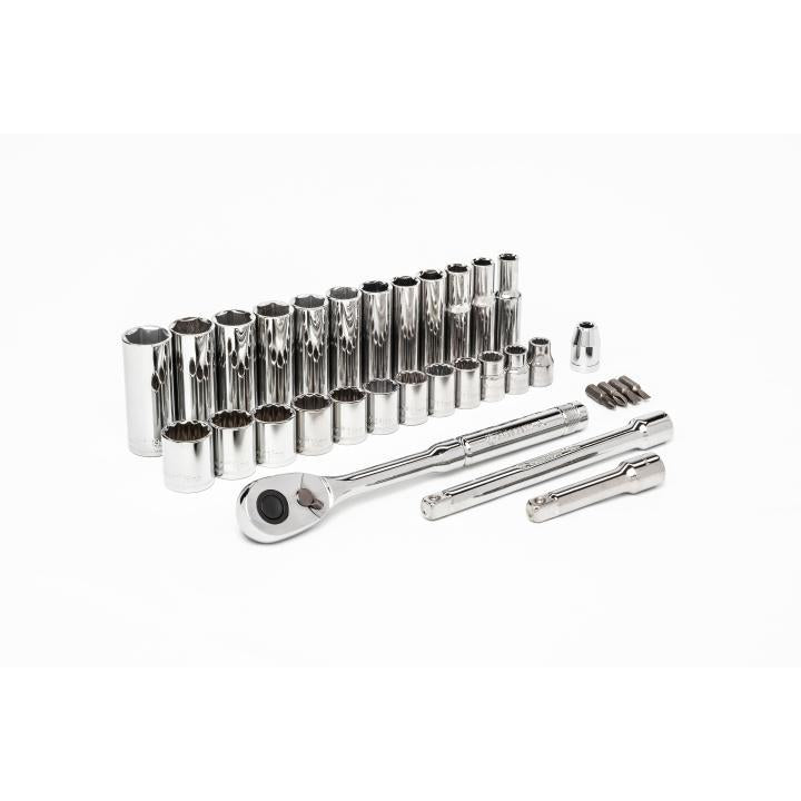 Mechanics Tool Set - 3/8" Drive - 32 Pieces