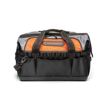 Crescent® CTB2010 Professional Grade Contractor Tool Bag, Polyester, Black/Gray/Rawhide