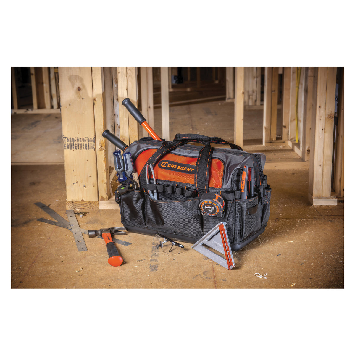 Professional Grade Contractor Tool Bag - Polyester