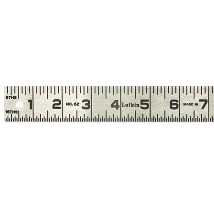 1-Piece Precision Rule - 1 ft - Steel
