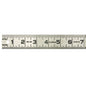 1-Piece Precision Rule - 1 ft - Steel
