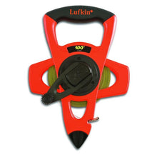Crescent® PS1806DN Pro Series Tape Measure, 100 ft L x 1/2 in W Blade, Steel Blade, Graduated Feet to 1/10ths and 1/100ths, Numbered with Feet in Red and 1/10ths of Feet in Black Graduation