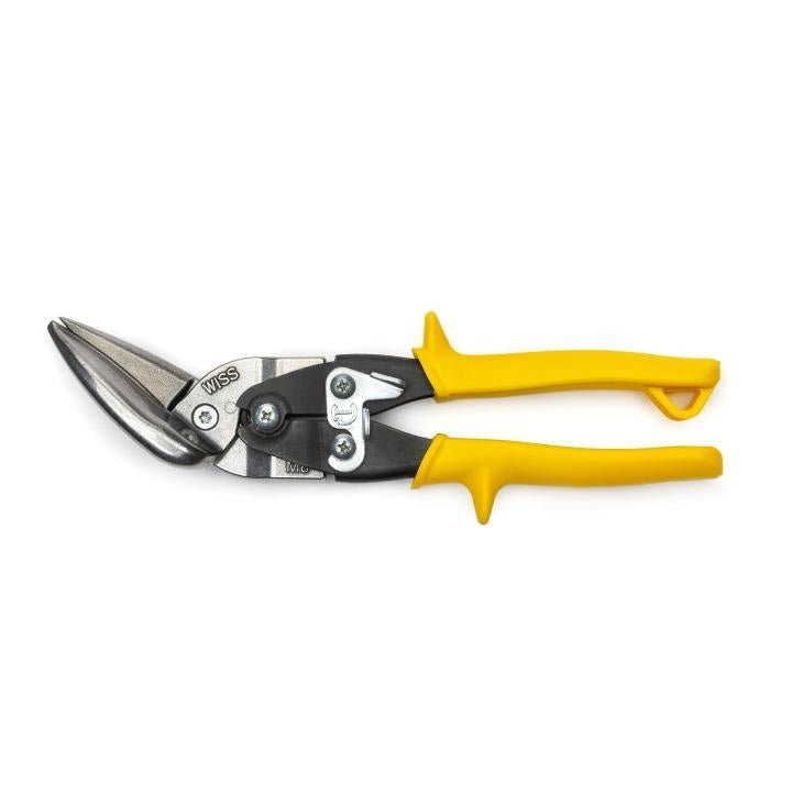 Crescent®M8OS Aviation Snip, 18 ga Steel Cutting, 3 in L of Cut, Straight Snip, Steel Blade, Rubber Handle, Non-Slip Grip