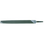 Crescent® 07842N Flat Long Angle Lathe Hand File, 10 in L, Fine/Single/Smooth Cut