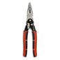 Crescent® PS6549C Pro Compound Action Long Nose Plier, Serrated Chrome Vanadium Steel Jaw, 1-9/16 in L x 1-9/32 in W Jaw, 9 in OAL