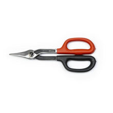 Crescent®WDF10D Tinner Snips, Pointed Tip, Straight Snip, Steel Blade, Cushion Grip Handle