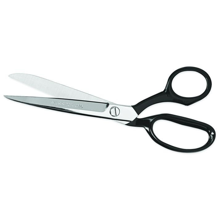 Crescent®428N 400 Industrial Shear, 3-3/8 in L of Cut, 8 in OAL, Pointed Tip, Knife Edge, Cutlery Steel Blade, Coated High Carbon Steel Handle, Right Hand