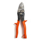 Crescent®WHN1N Hand Notcher, 18 ga Mild Steel Cutting, 13/16 in L Jaw, 30 deg Notch, 8-3/4 in OAL