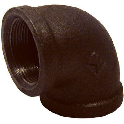 1-1/2 BLACK 90 ELBOW DOM