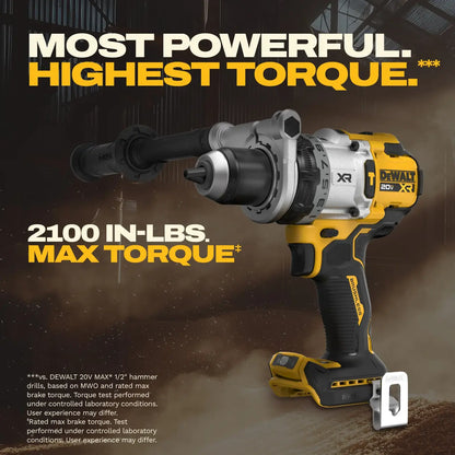 20V MAX* XR® Brushless 1/2 In. 3-speed Hammer Drill (Tool Only)