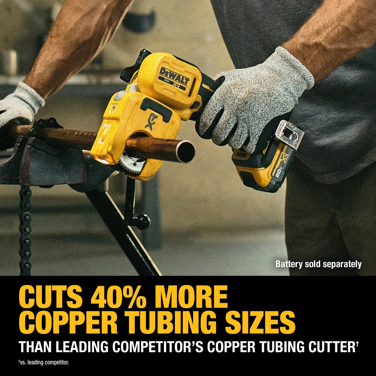 20V MAX* XR® 1-1/4-In. Copper Tubing Cutter (Tool Only)