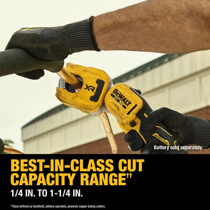 20V MAX* XR® 1-1/4-In. Copper Tubing Cutter (Tool Only)
