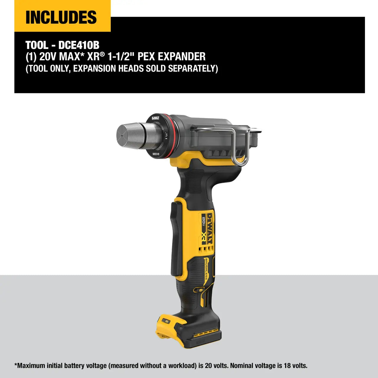 20V MAX* XR® 1-1/2-In. Pex Expander (Tool Only)