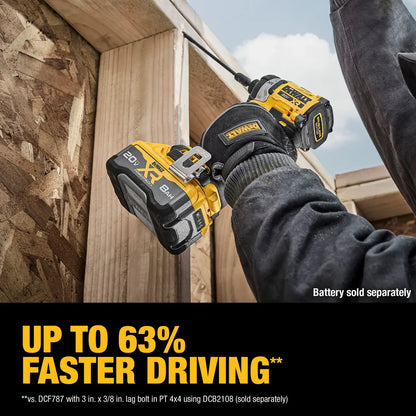 20V MAX* XR® Brushless Cordless 3-Speed High Torque 1/4-In. Impact Driver (Tool Only)