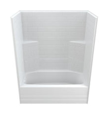 TUB SHOWER STALL SUBWAY RH WH
