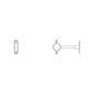 Commercial 060117A Adjustable Wall Mount Split Ring Hanger, For Use With Flush Valve, Brass, Polished Chrome