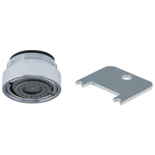 Commercial 060566A Vandal-Resistant Aerator, For Use With Series 591T Electronic Faucet, 15/16-27 MNPT Thread, 1 gpm, Polished Chrome, Import, Commercial