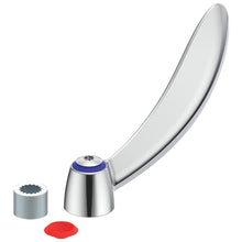 Commercial 060602A Single Blade Handle With Screw, For Use With Series 23C and 23T Widespread Lavatory Faucet, Polished Chrome, Import