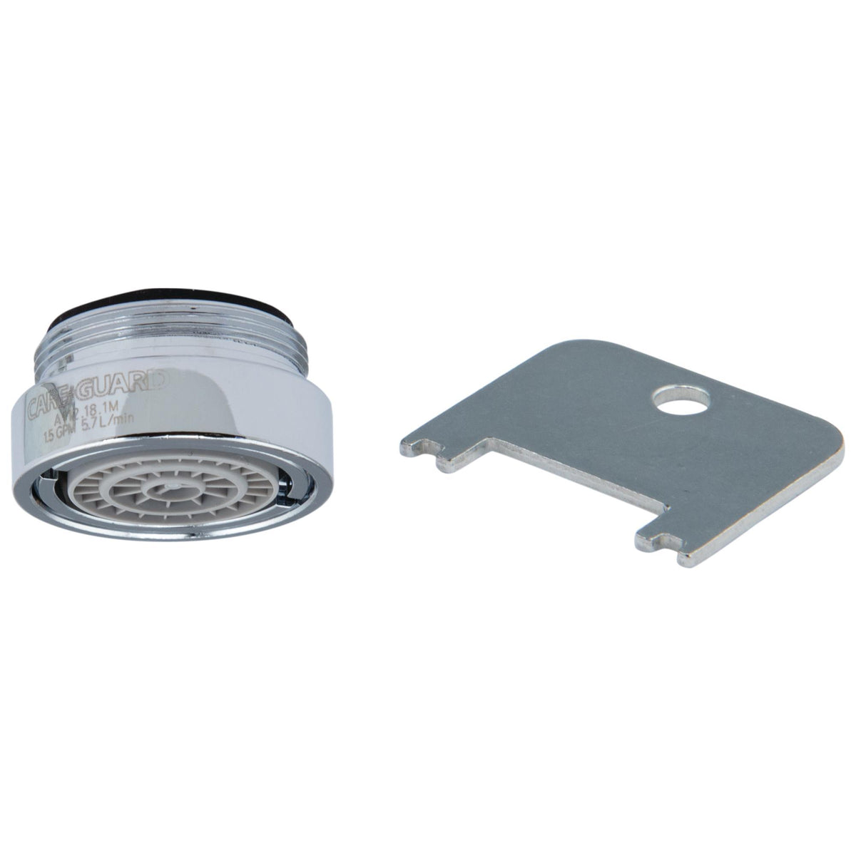 Commercial 060638A Vandal-Resistant Aerator, MNPT Thread, 1.5 gpm, Non-Aerated Laminar Stream, Polished Chrome, Import