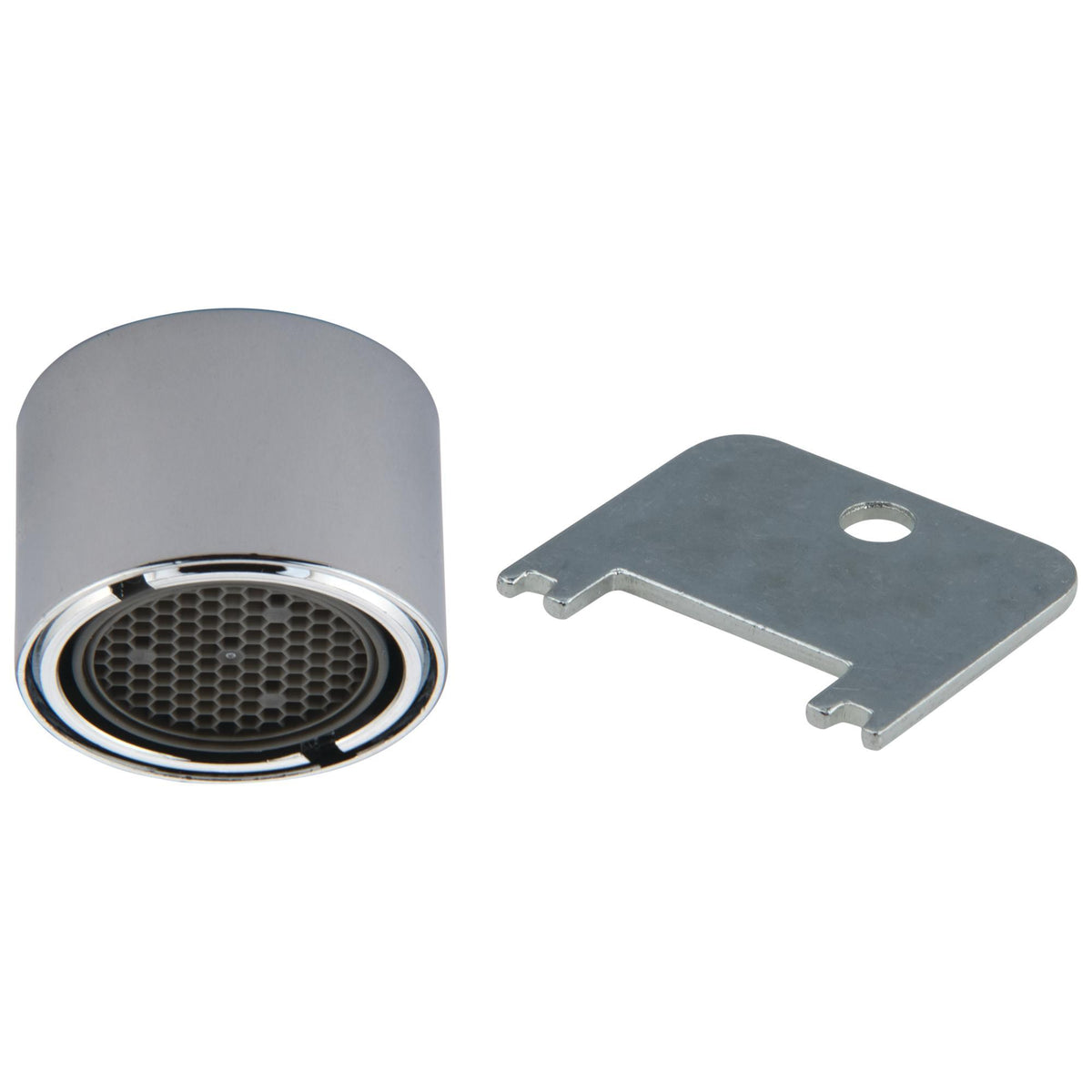 Commercial 060723A Vandal-Resistant Aerator and Key Sub Assembly, For Use With Deck Mount Laboratory Mixing Faucet, 55/64-27 FNPT Thread, 2.2 gpm