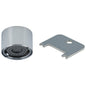 Commercial 060726A Vandal-Resistant Aerator, For Use With Series 27C4/27T4 Deck Mount Faucet, 55/64-27 FNPT Thread, 0.5 gpm, Import