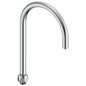 Commercial 060872A Flow Control Gooseneck Spout, Polished Chrome, Import