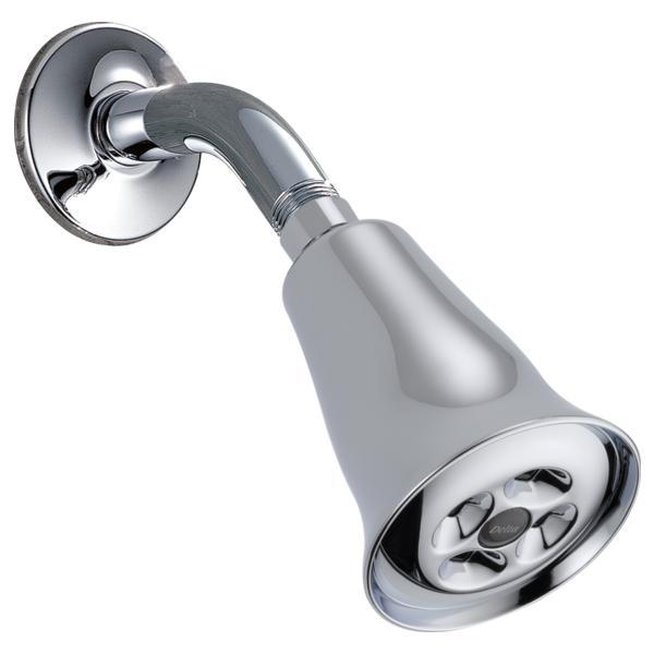 Commercial 061368A Showerhead With 060710A Shower Arm and Flange, 1.5 gpm Minimum, 1 Sprays, 3-1/4 in Dia Head, Domestic