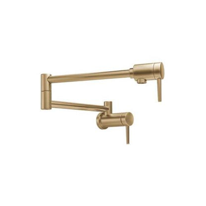 Contemporary Pot Filler Faucet - Fixed Spout