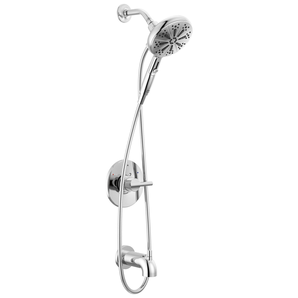 Nicoli - Handle Tub and Shower Faucet Trim - 1.75 GPM Shower
