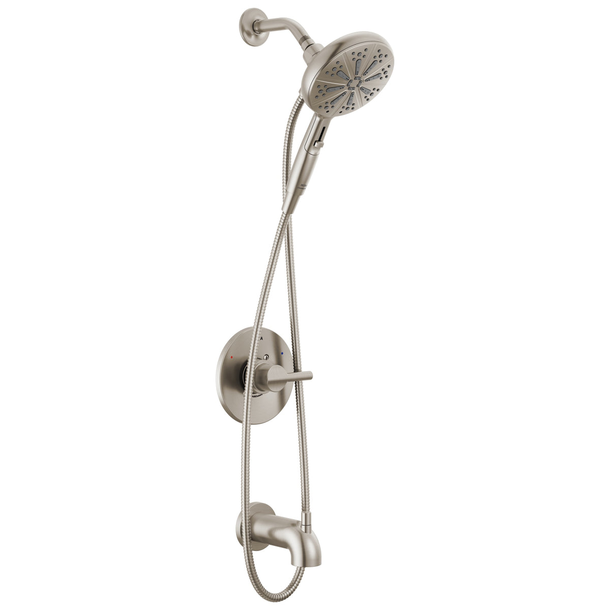 Nicoli - Handle Tub and Shower Faucet Trim - Stainless