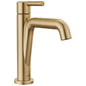 DELTA® 15849LF-CZ Nicoli™ Single Handle Bathroom Faucet, 1.2 gpm Flow Rate, 4-7/8 in H Spout, 1 Handles, 1 or 3 Faucet Holes, Champagne Bronze