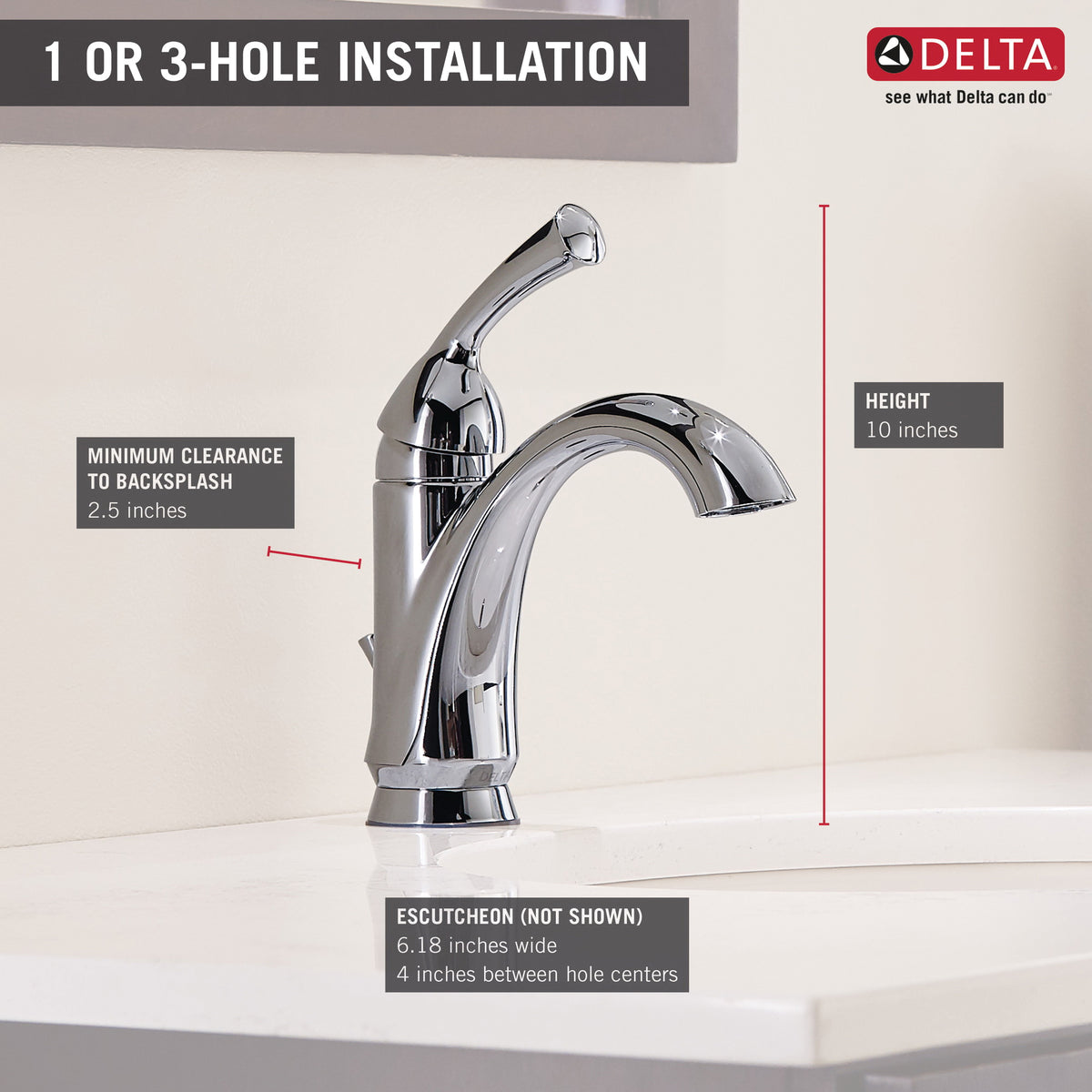 Haywood - Centerset Bathroom Faucet - 1.2 GPM - Deck Mount