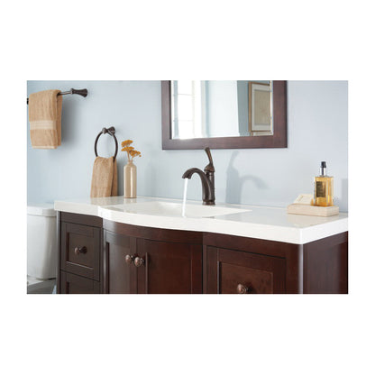 DELTA® Haywood™ Centerset Lavatory Faucet, 1.2 gpm Flow Rate, 6-1/4 in H Spout, 1 Handles, Pop-Up Drain, 1 Faucet Holes, Function: Traditional