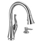 DELTA® 16968-SD-DST Pull-Down Kitchen Faucet, Talbott™, 1.8 gpm Flow Rate, Polished Chrome, 1 Handles, 1 Faucet Holes, Function: Traditional, Domestic, Commercial