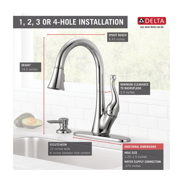 Talbott - Pull-Down Kitchen Faucet - Deck Mount - 1.8 GPM
