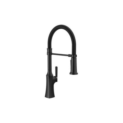 Ermelo - Pull-Down Kitchen Faucet - Matte Black - Deck Mount