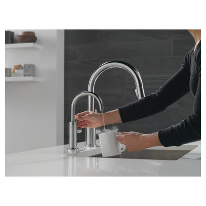 Contemporary Round Instant Hot Water Dispenser - 6-5/16"