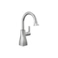 DELTA® 1940-AR-DST Contemporary Square Beverage Faucet, 1.5 gpm Flow Rate, Arctic Stainless, 1 Handles, Import, Commercial/Residential