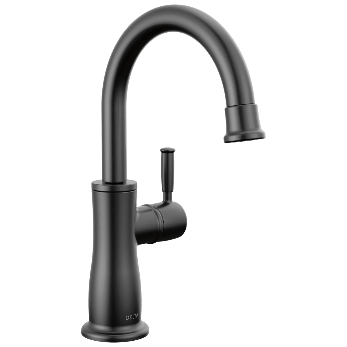 DELTA® 1960-BL-DST Traditional Beverage Faucet, 1.5 gpm Flow Rate, Matte Black, 1 Handles, Import, Commercial/Residential