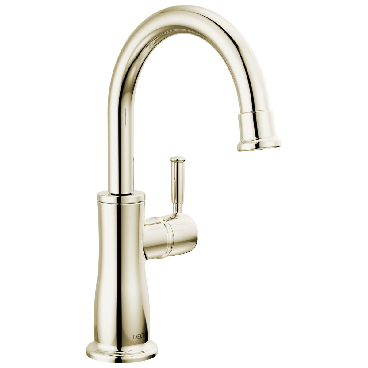 DELTA® 1960-PN-DST Traditional Beverage Faucet, 1.5 gpm Flow Rate, Polished Nickel, 1 Handles, Import, Commercial/Residential