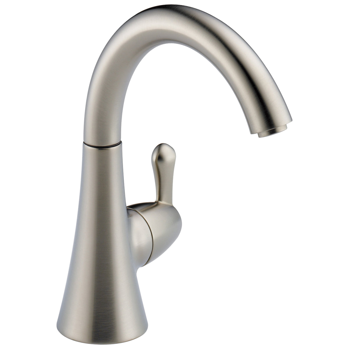 DELTA® 1977-SS-DST Traditional® Beverage Faucet, 1.5 gpm Flow Rate, Brilliance® Stainless Steel, 1 Handles, Domestic