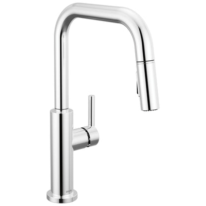 Nicoli - Soft Touch Kitchen Faucet Handle - Chrome - 1.8 GPM