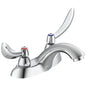 Commercial 21C124 TECK® Heavy Duty Centerset Sink Faucet, Polished Chrome, 2 Handles, 1.5 gpm Flow Rate