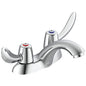 Commercial 21C142 TECK® Heavy Duty Centerset Sink Faucet, Polished Chrome, 2 Handles, 1.5 gpm Flow Rate