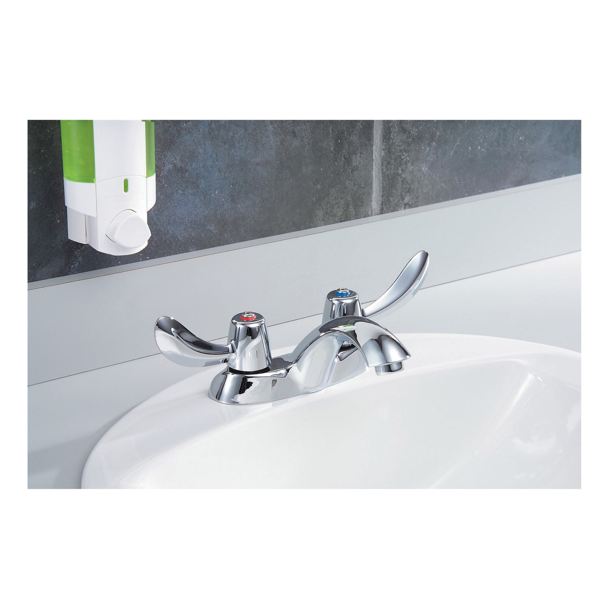 Teck - Heavy Duty Centerset Sink Faucet - 21C142