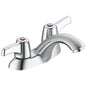 Commercial 21C143 TECK® Heavy Duty Centerset Sink Faucet, Polished Chrome, 2 Handles, 1.5 gpm Flow Rate