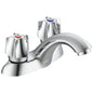 Commercial 21C151 TECK® Heavy Duty Centerset Sink Faucet, Polished Chrome, 2 Handles, 0.5 gpm Flow Rate