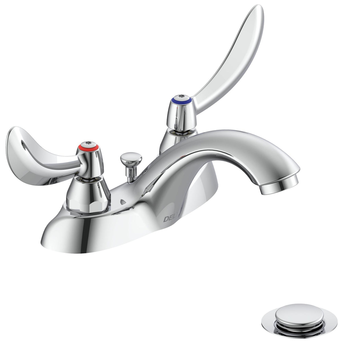 Teck - Heavy Duty Centerset Sink Faucet - 2-Handle