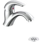 Commercial 22C901 TECK® Lavatory Faucet With Open Grid Strainer, Commercial, 1.5 gpm Flow Rate, 2-3/4 in H Spout, 1 Handles, 1 Faucet Holes, Polished Chrome, Function: Traditional